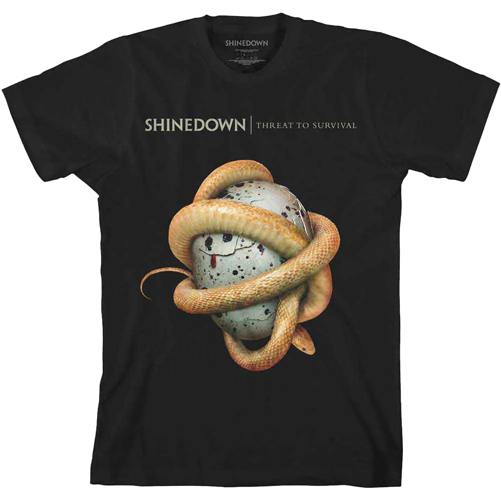 Shinedown Clean Threat T-shirt Unisex Rockinstone Size:m