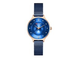 Reloj De Cuarzo De Malla Milanesa Informal Para Mujer, Reloj Delgado