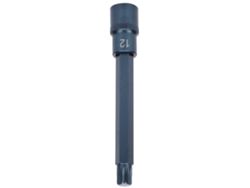 Punta De Vaso Para Llave De Impacto Neumática/eléctrica De 12 Lados, Acero S2 Antioxidante, 140x12, Para Suministros Industriales.