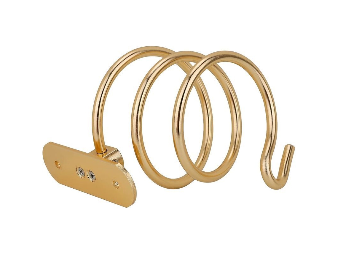 2026-soporte Para Secador De Pelo De Pared, Soporte De Aluminio Con Agujero Para Hotel, Baño, Peluquería, Duradero Y Ligero