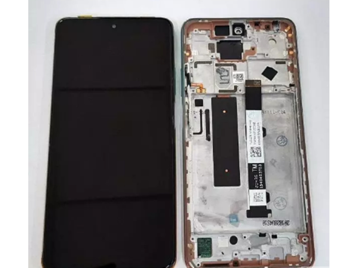 Pantalla Lcd + Táctil Negro Con Marco Rosa Dorado Y Azul Para Xiaomi Mi 10t Lite 5g Sp35749
