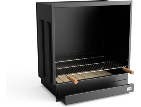 Parrilla para Barbacoa TUOZI Kitaway (Negro - 73x44.5x80cm)