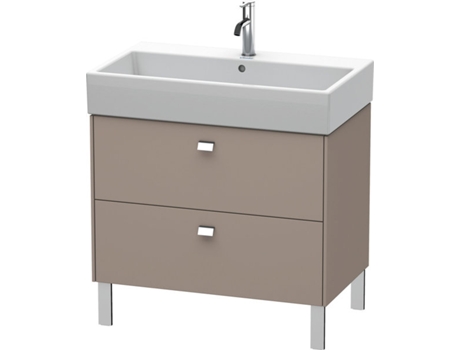 Mueble de aseo DURAVIT Brioso de pie 78,4 x 45,9 cm 2 extraíbles extraíble superior incl. hueco para sifón y delantal para lavabo Vero Air 23508