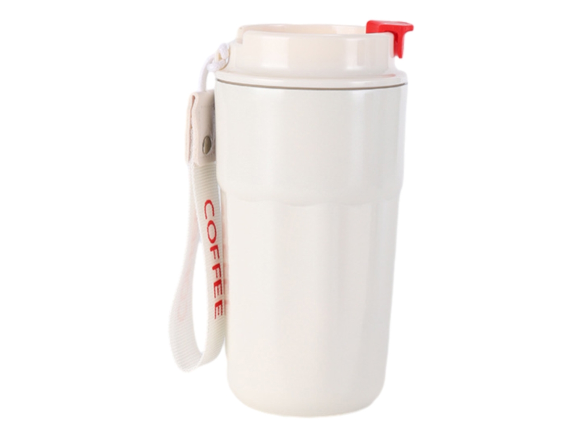 MEOIRUERY Taza térmica de acero inoxidable con tapa hermética