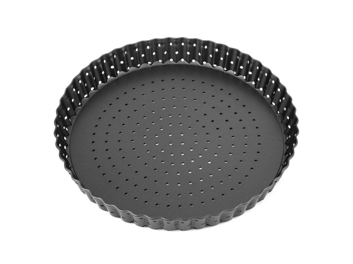 2026da-placa Para Pizza De Acero Carbono Con Huecos Para Horno, Molde Profundo (8 Pulgadas)