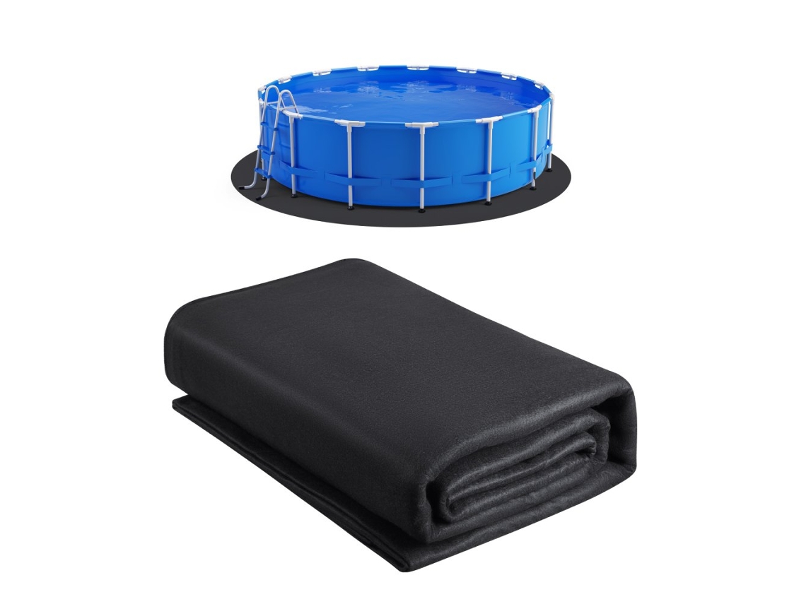 Lona protectora para piscina redonda de 24 pies de Tekmaquinas, resistente y duradera