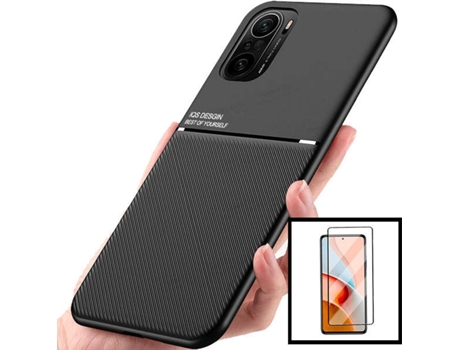 Kit Carcasa y Protector Cristal 5D Xiaomi Poco F3 PHONECARE Magnetic Lux Full Cover