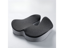 Cojín De Asiento De Espuma Viscoelástica Para Oficina. Alivia El Dolor De Coxis. Gris 02 Digitallab