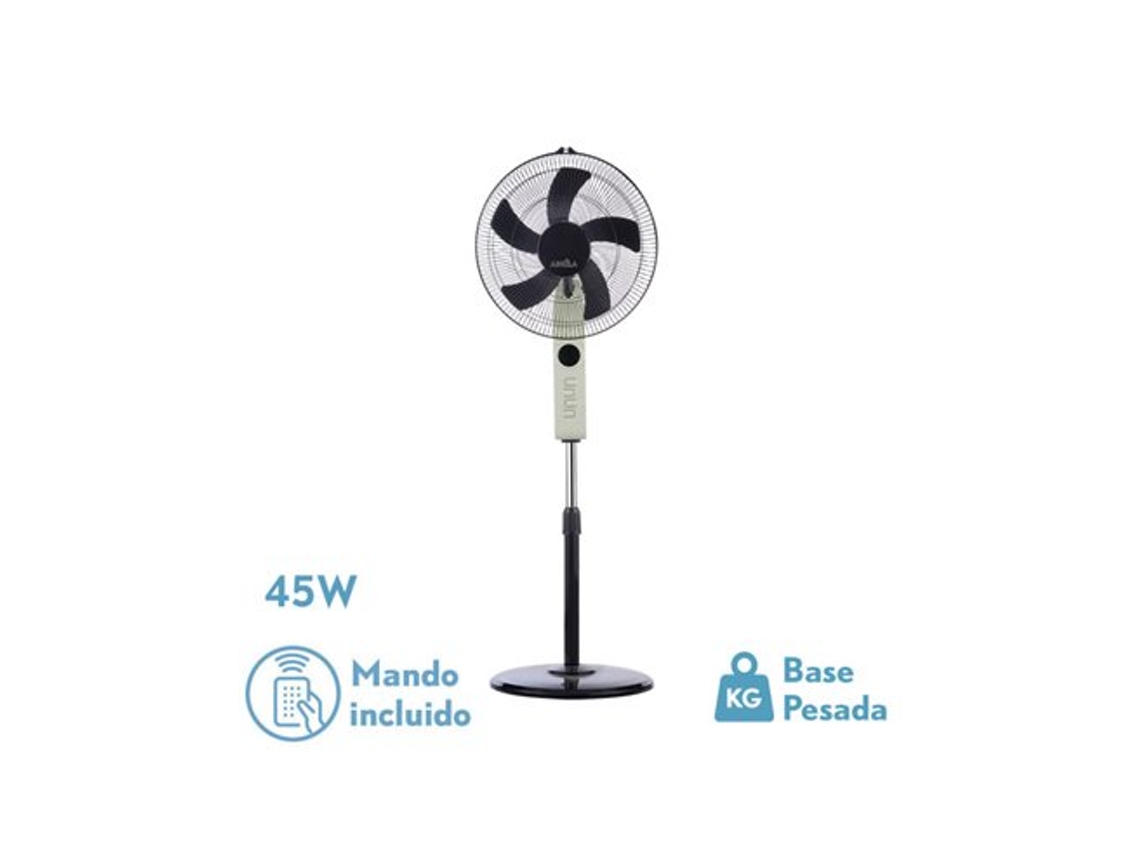 Ventilador de Pie Circus Beis/Negro 45W Oscilante FABRILAMP