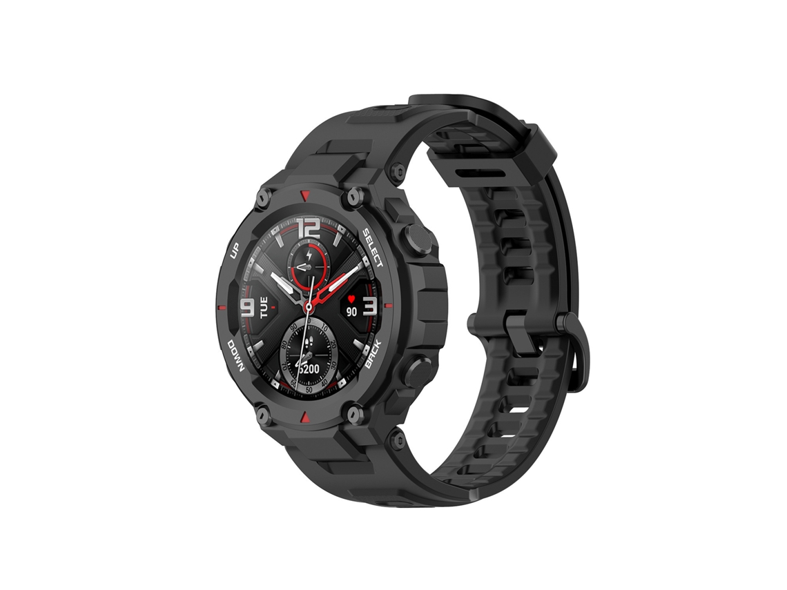 Correa De Silicona Para Reloj Amazfit T-rex Pro Negro