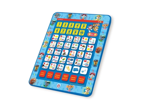 Tableta Educativa LEXIBOOK Bilingüe Patrulla Canina (Idade Mínima Recomendada: 3 anos - Pt/En)