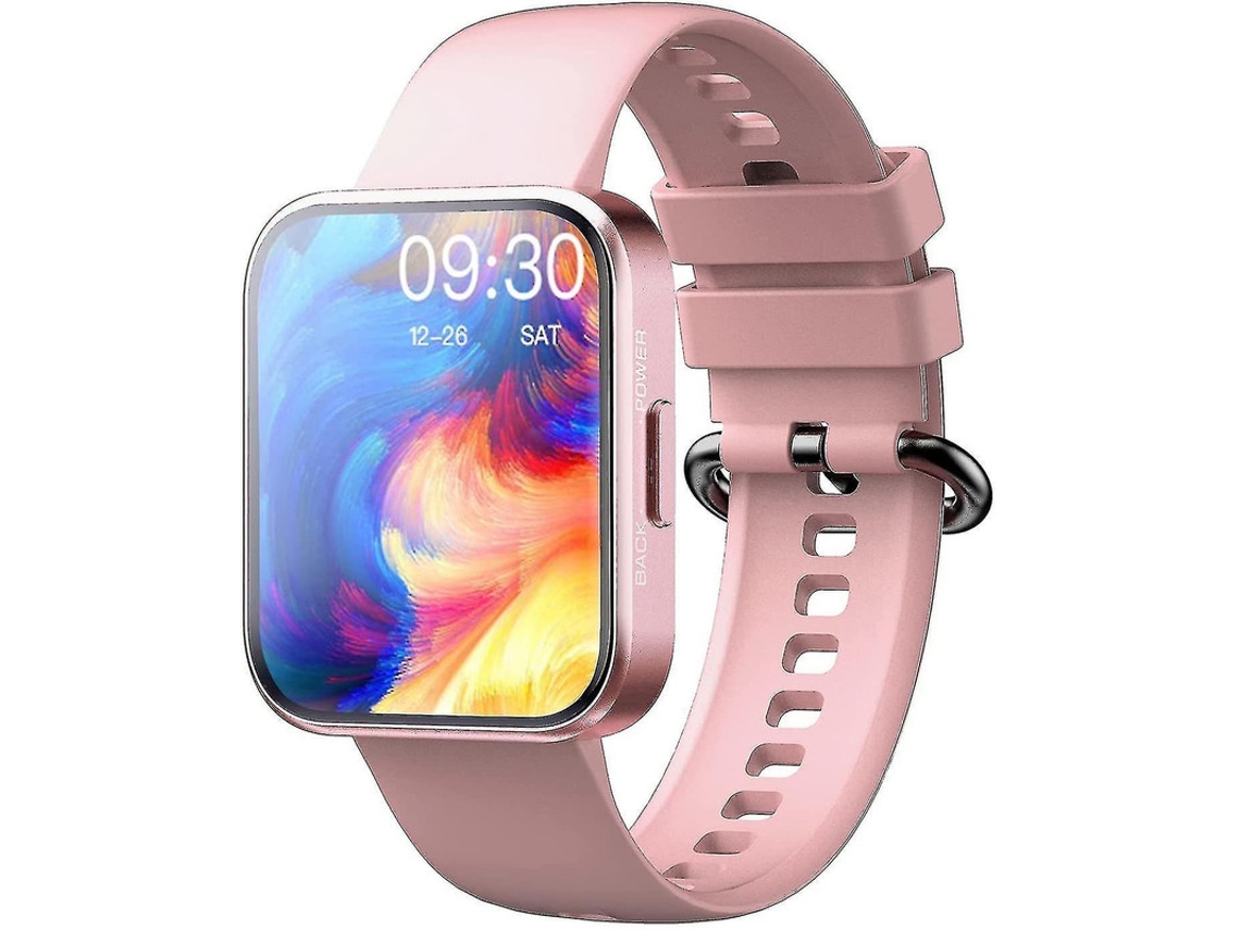 Smartwatch Hombres Mujeres, 1.71 Polegada Heart Rate Sleep, Ip68 À Prova Dágua Activity Tracker Com 20 Modos De Treinamento Yizhood (rosa)