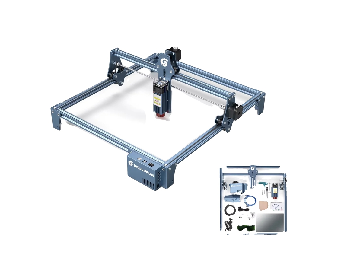 Máquina de grabado láser de alta precisión y compatibilidad versátil, S9 410 x 420 mm, enchufe europeo, 5,5 W OEM
