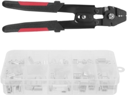 Herramienta De Crimpado Cables Acero Inoxidable Engaste Asociada Férula