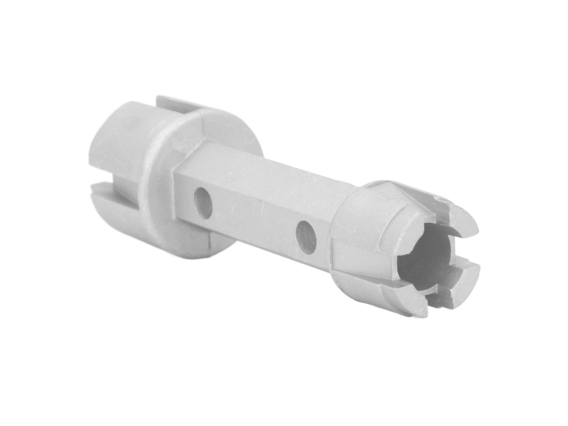 Llave de extracción de desagüe de bañera, accesorio de acero resistente de doble punta