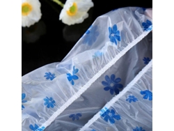 10 Gorros De Ducha Elásticos Impermeables Para Mujer, Diámetro 25-26 Cm.