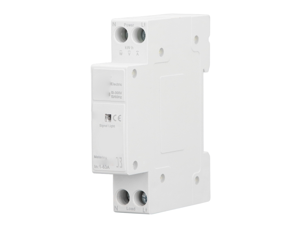 Disyuntor Inteligente Zigbee Con Control Remoto App Y Medición Din Rail 63a Ac90-300v