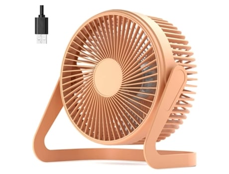 Mini ventilador USB ventilador de escritorio mini USB de 5 pulgadas ventilador de escritorio personal portátil ventilador de refrigeración amarillo...