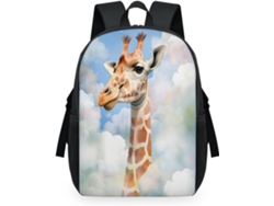 Mochila Tropicallife Diseño Jirafa Para Niños Niñas Hombres Mujeres Mochila Escolar Informal Portátil