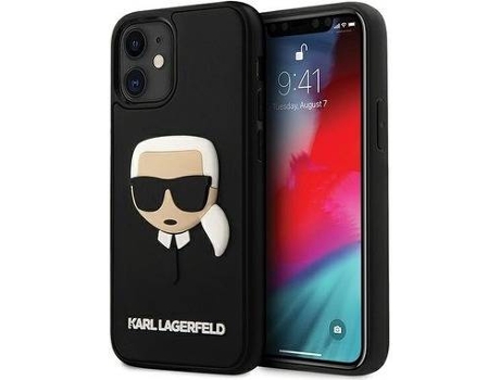 Carcasa iPhone 12 Mini KARL LAGERFELD Rojo