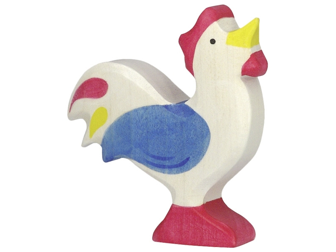 Figuras de Acción HOLZTIGER (Madera - Azul - 6,7 x 2 x 7,4 cm)