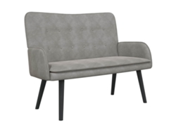Maison Exclusive - Sofá De 2 Plazas Gris Claro 115 X 61 X 87 Cm
