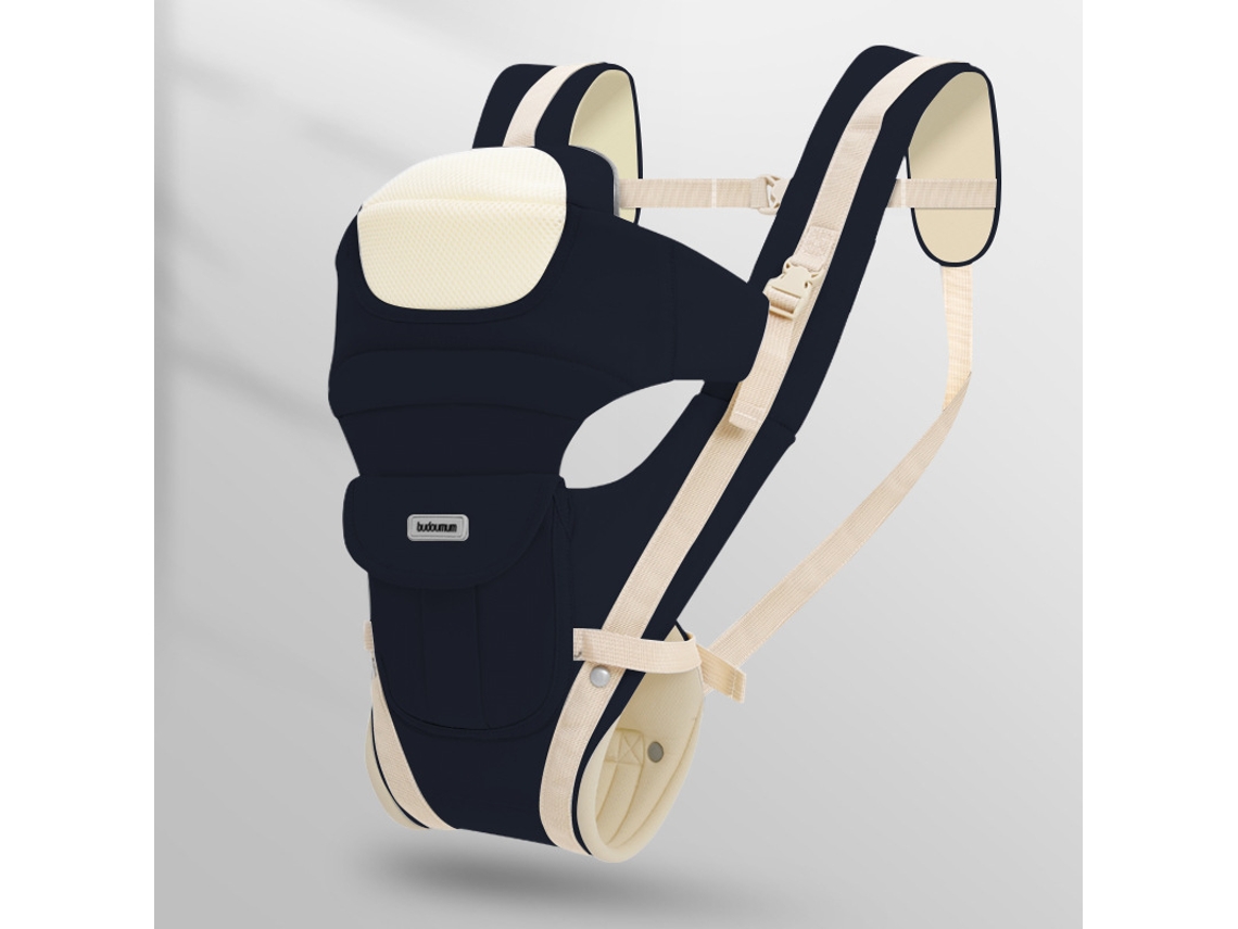 Portabebés Multifuncional Cómodo Y Transpirable Adecuado Para Bebés De 0 A 24 Meses Azul Oscuro Czhhmart