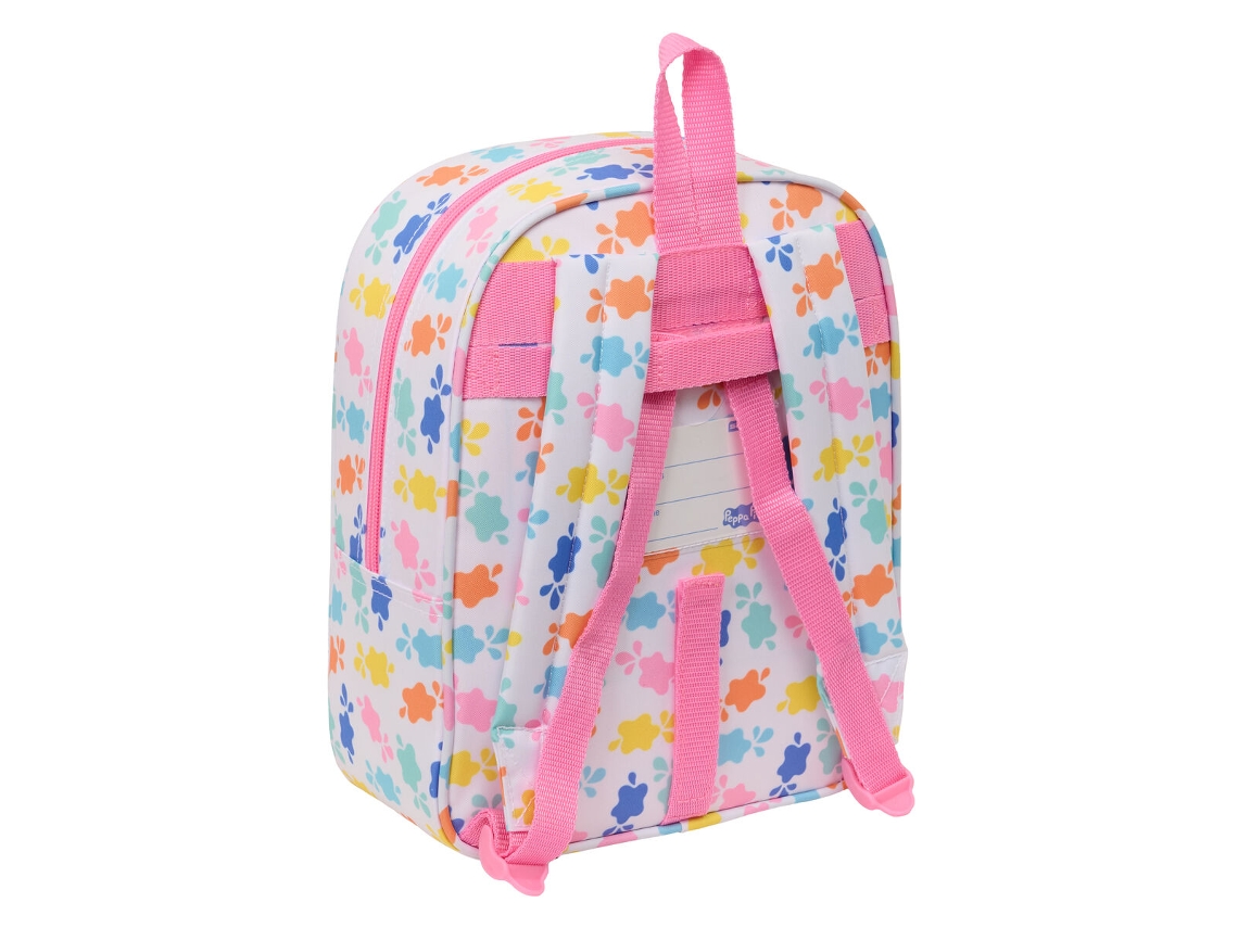 Mochila escolar de Peppa Pig (poliéster 300D multicolor)