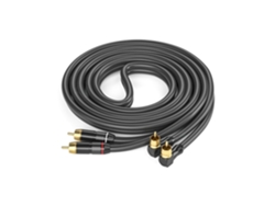 Cable Estéreo Macho Con Conectores Chapados En Oro Para Amplificadores Y Televisores Hd.