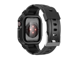Correa Apple Watch 41mm / 40mm y 38mm Silicona con Carcasa Antigolpes Negro AVIZAR