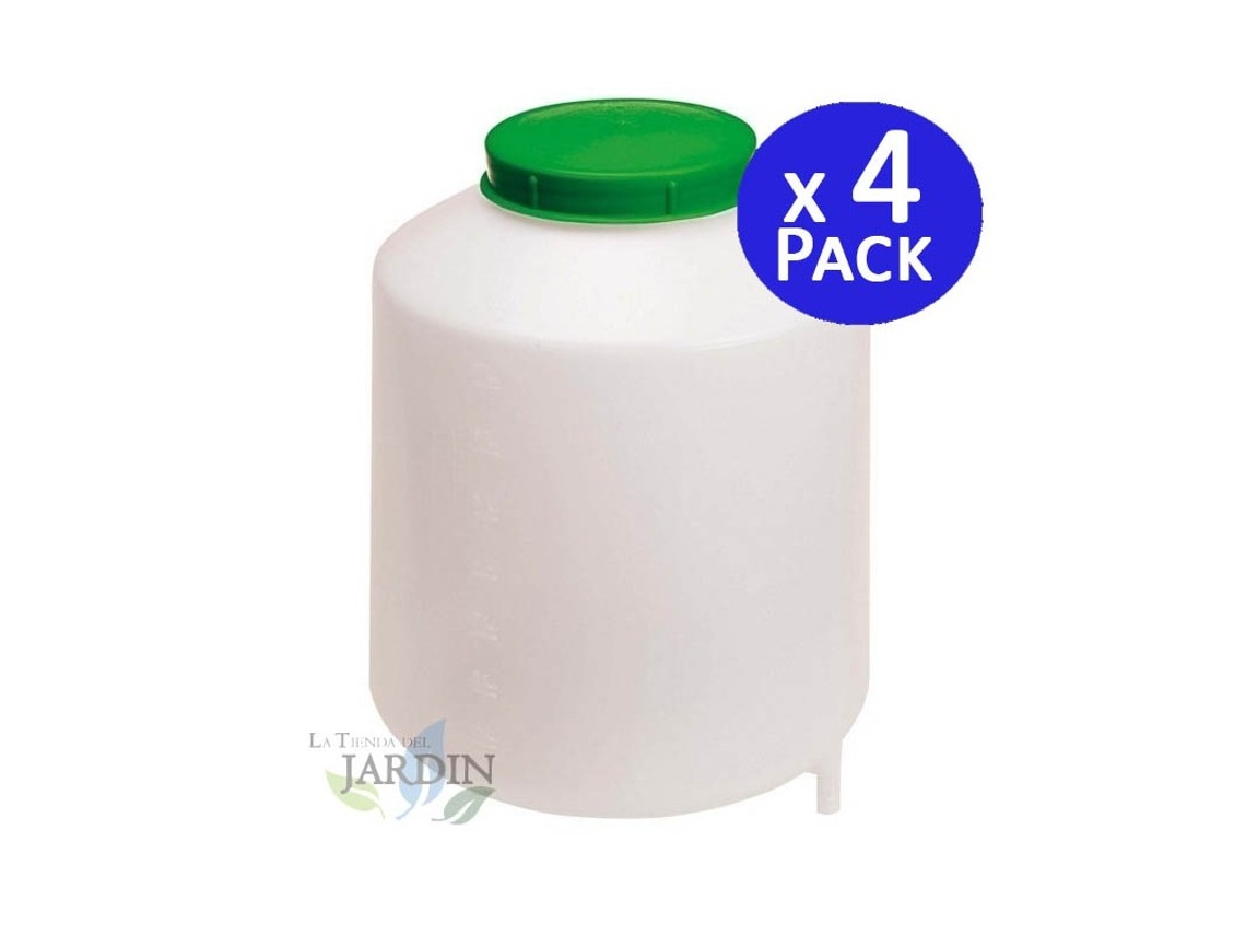 Deposito Con Filtro 8 Litros 22X22X18 Cm Pack 4 SUINGA