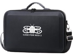 Funda de transporte impermeable de piel sintética con correa ajustable para el hombro para DJI Neo2, ideal para viajes (SFUSHOS, color negro).