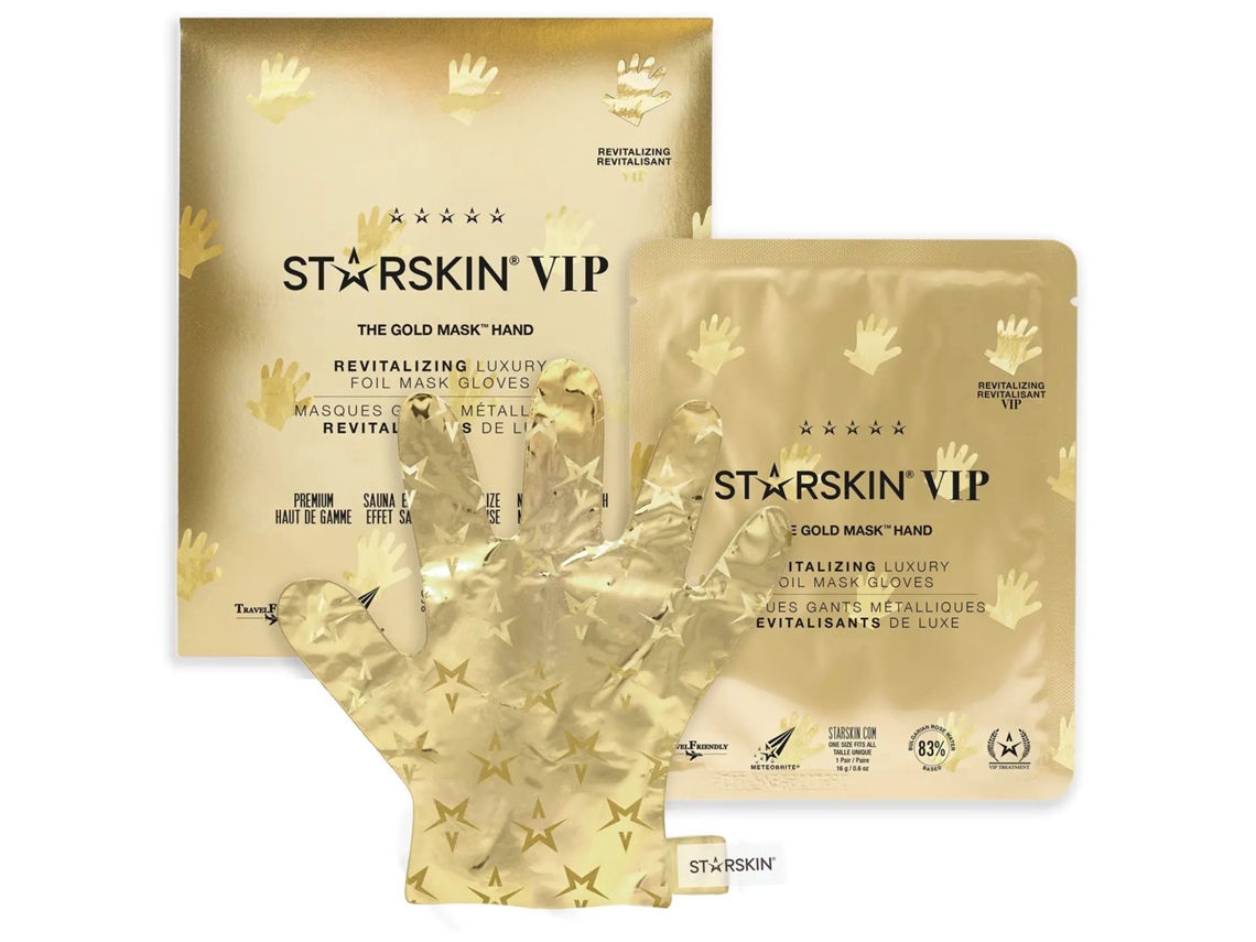 Guanti Maschera Mani Starskin Vip In Foglio D'dorado