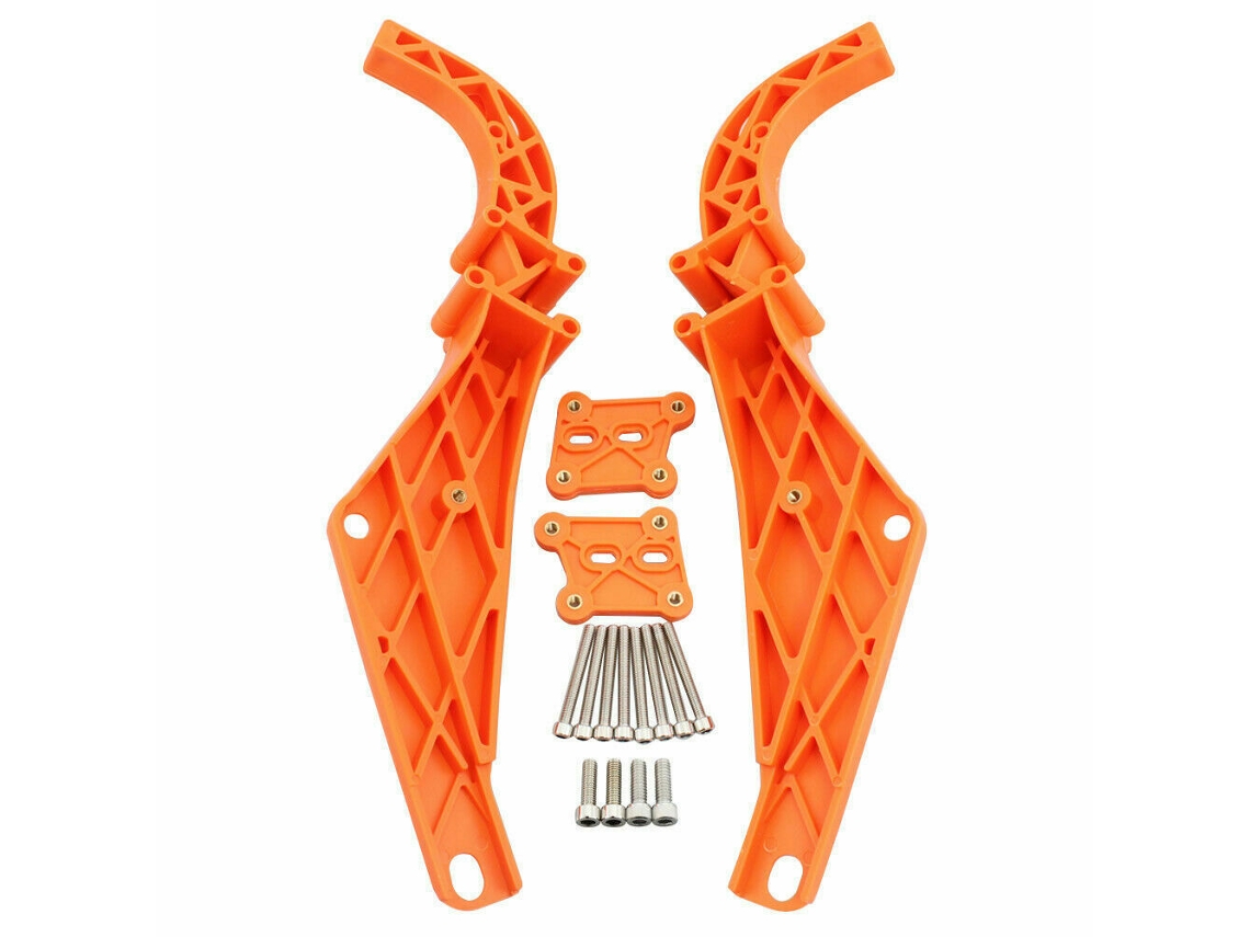 Soporte Interior Del Faro Delantero Para Harley Touring 1993-2013 - Compatible Con Road King, Electra Glide, Street Glide, Ultra Classic Orange