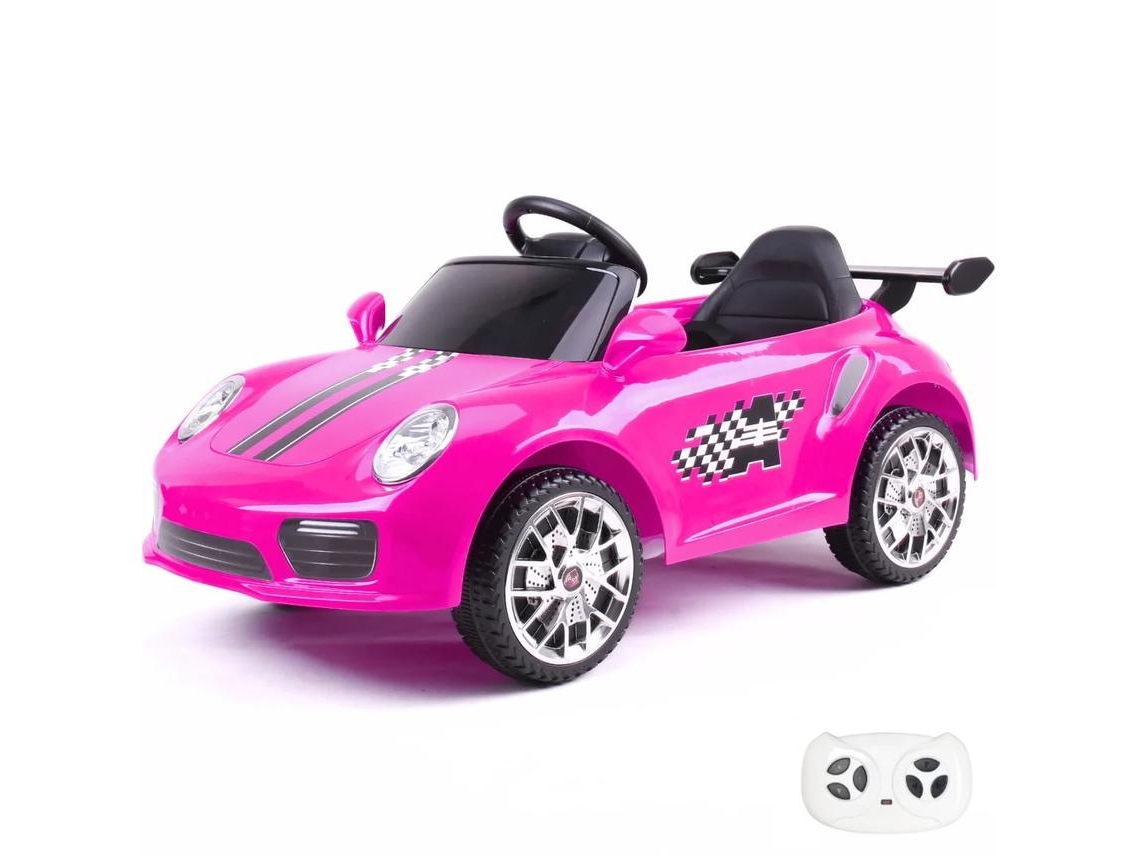 Vehículo Eléctrico Para Niños - Estilo Porsche 911 12v - 1 A 5 Años - Rosa
