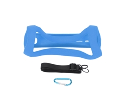 Capa Protetora De Silicone Para Flip5 Com Correia De Ombro E Mosquete - Azul