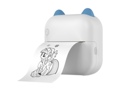 Impresora térmica portátil sin tinta de 57 mm para iOS y Android, compacta y fácil de usar para crear pegatinas.