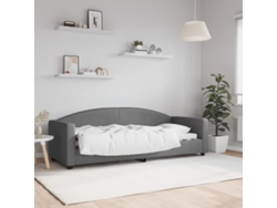 Sofá Cama Individual Lovely Home Madera Tecido Gris (80x200)