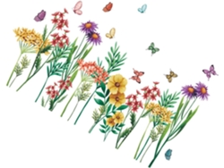 Juego De 2 Pegatinas Decorativas De Pared Con Estampado Y Flores Para Dormitorio Y