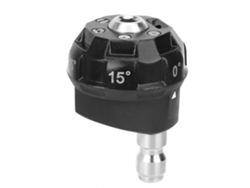 Boquilla pulverizadora multifuncional 6 en 1 para hidrolimpiadoras con conector rápido de 1/4 de pulgada.