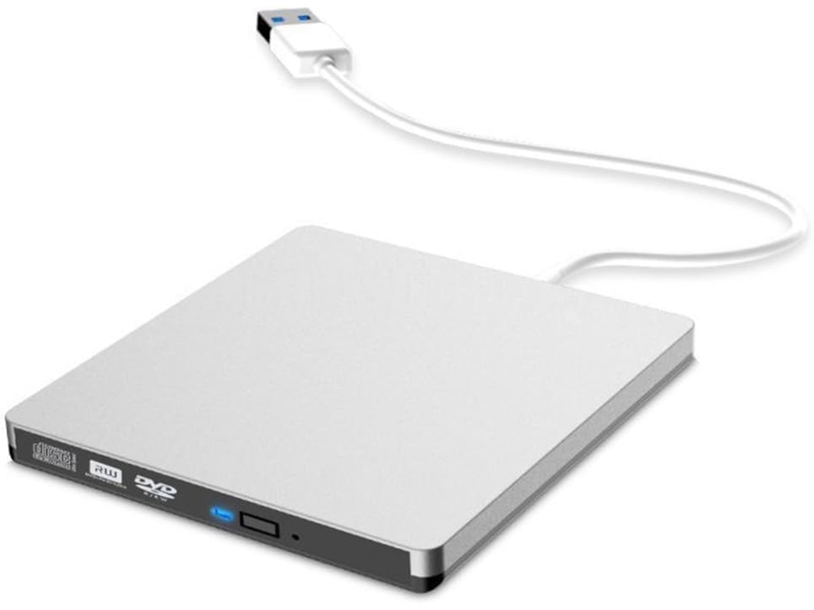 Unidad De Cd Externa Usb 3.0, Tipo Bandeja De 12,7 Mm, Dvd-rw Óptico, Ultradelgada
