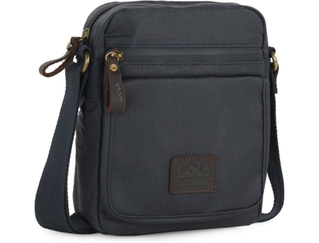 Bolsa LOIS 307821 Lona, Piel Hombre (Azul)