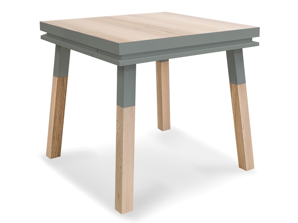 Escritorio Cadruado de Madera Maciza Con 1 Cajón 100 cm