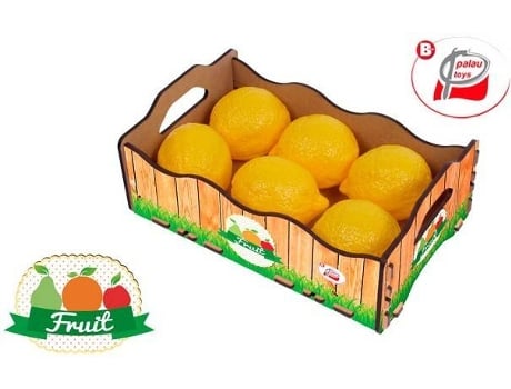 MuÁÂÁÂÁÂÁ±eca PALAU Caja Madera Con 6 Limones 24,5 X 15,5 X 9 Cm (Edad MÁÂÁÂÁÂÁ nima: 3 AÁÂÁÂÁÂÁ±os)