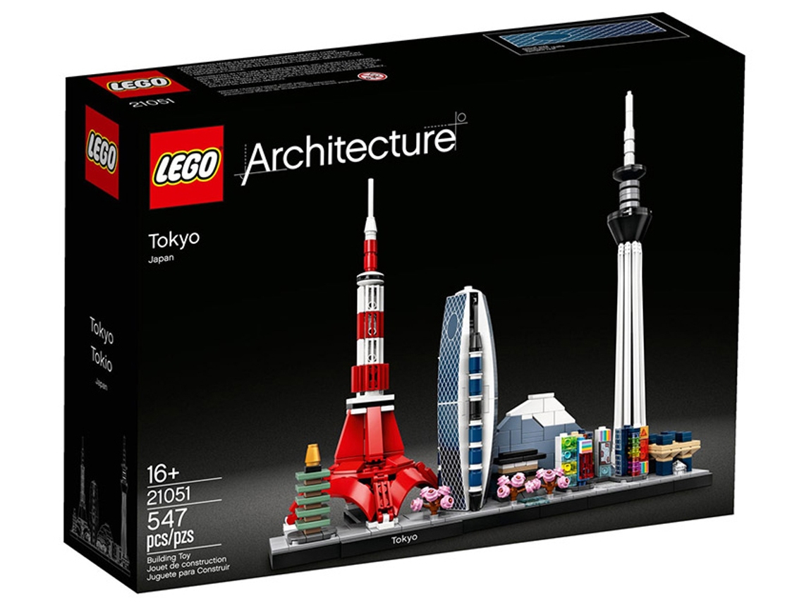 LEGO Architecture: Tokyo - 21051 (Idade mínima: 16 - 547 Peças)