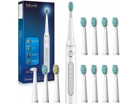 Cepillo de Dientes Eléctrico y Recambio FAIRYWILL FW-507