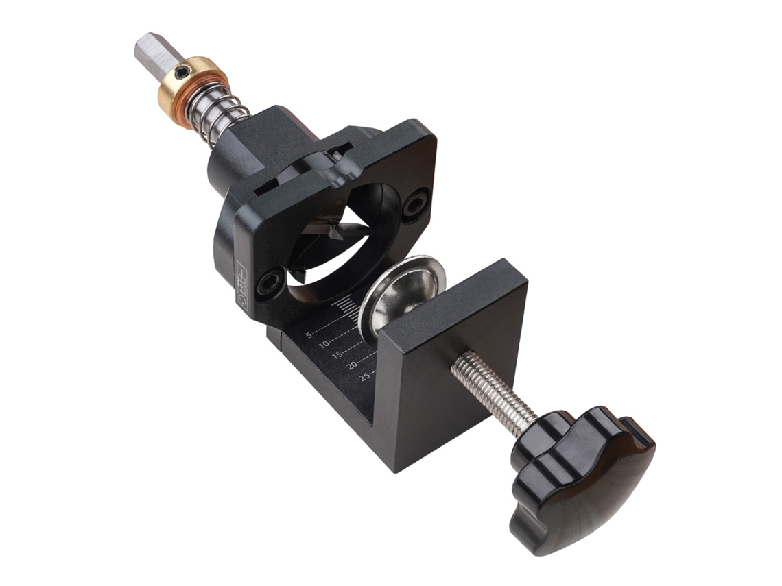 Plantilla Para Taladrar Bisagras Ocultas De 35mm Con Pinza De Tornillo Y Broca Hexagonal Para Puertas De Armarios Y Carpintería