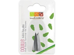 Boquilla Pastelera SCRAPCOOKING Mini Hojas (Acero)