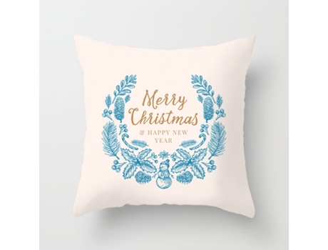 Estilo Nórdico Funda de Almohada Navideña