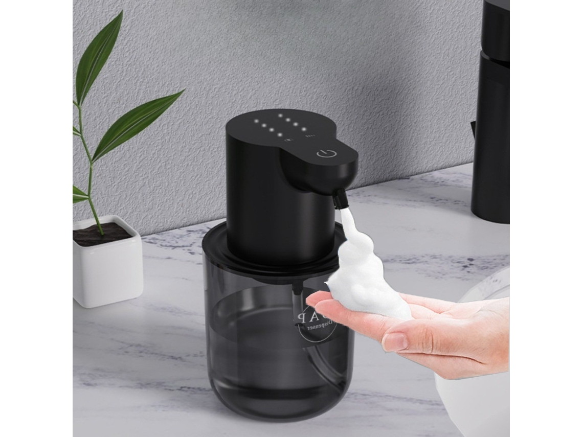 Lavamanos automático MDUG con sensor infrarrojo, 400 ml, para baños residenciales (modelo con espuma negra)